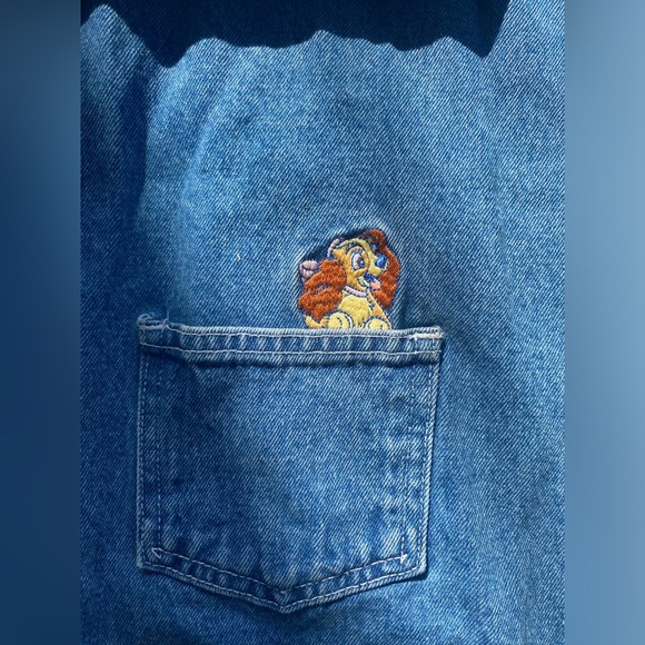 Vintage Disney Lady and The Tramp Denim Jacket - Picture 4 of 12